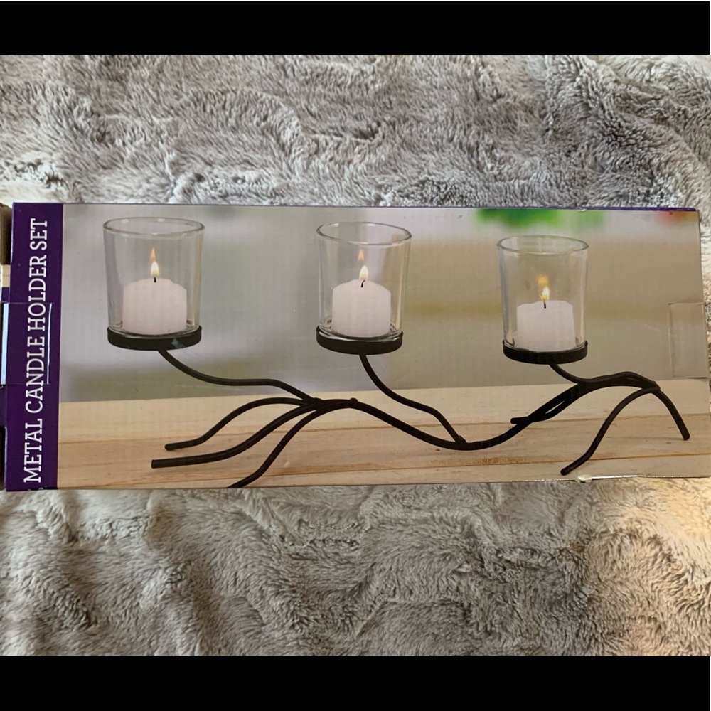 Metal Candle Holder